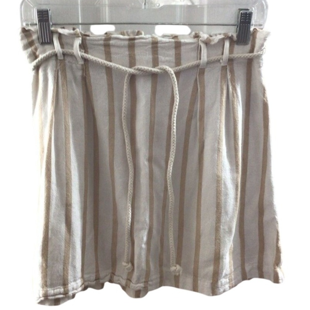 SALE American Eagle Outfitters Striped Paperbag Waist Skirt‎ Women's Size S